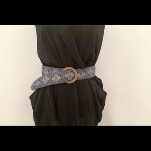 Reversible Vintage Octopus Belt